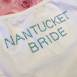 NANTUCKET BRIDE Embellished Hipster. Blue